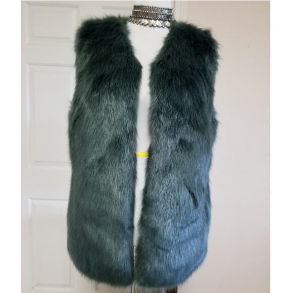 Laundry By Design Mint Green Faux Fur 